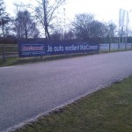 Full color sponsorbord MacCarwash Amersfoort