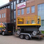 Spandoek met frame