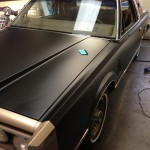 Tijdens wrappen Oldtimer