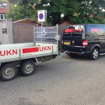 UKN aanhanger belettering