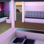 3D tekening alvorens start interieurbouw project Café Happyness Amersfoort