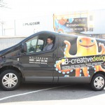 Full color belettering Renault Trafic